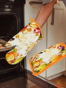 Guantes resistentes al calor con Set - Dorado - Ver 3