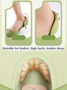 Anti Drop Heel Patch On The Back Heel, Stylish Shoe Inserts For Pumps - Apricot - View 3