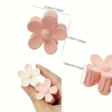 10 Stück/Set Haarklammern in Pastell mit Blumen- und Klauen-Design, Haarspangen, Haarklammern, Haargreifer