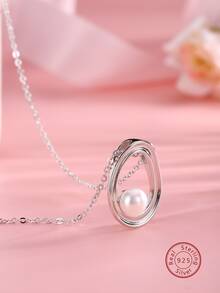 1條時尚優雅的s925純銀項鍊,適合女性日常佩戴