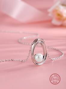 1條時尚優雅的s925純銀項鍊,適合女性日常佩戴