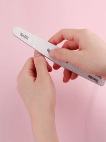 25入組100/180砂紙指甲修整拋光器,專業雙面磨光紙指甲工具,適用於壓克力指甲、家庭和美甲沙龍,削釘藝術工具 - 彩色 - 查看 8