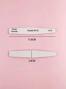 25入組100/180砂紙指甲修整拋光器,專業雙面磨光紙指甲工具,適用於壓克力指甲、家庭和美甲沙龍,削釘藝術工具 - 彩色 - 查看 10