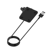 Charger Stand Compatible With Fitbit Versa 4/3, Sense/2 With Chip Protection And Fast Charge Support - Black - View 2