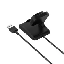 Charger Stand Compatible With Fitbit Versa 4/3, Sense/2 With Chip Protection And Fast Charge Support - Black - View 3