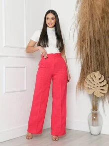 Women Pants - Màu Hồng Tươi - Xem 3