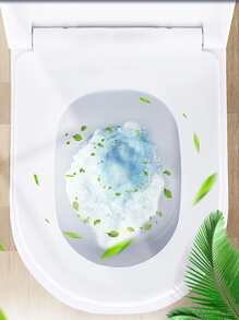 50pcs Disposable Effective Toilet Cleaning Tablets, Household Toilet Deodorant Cleaner With Fresh Scent