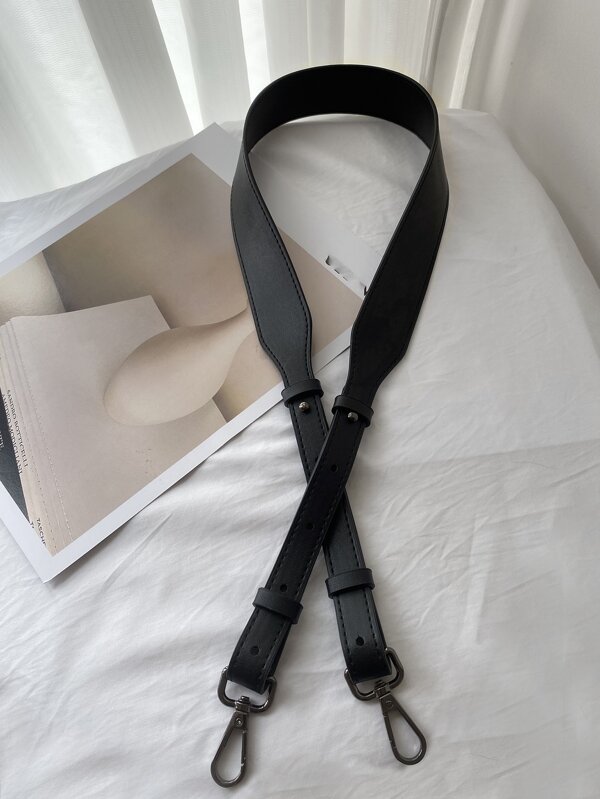 1pc Adjustable Solid Color Classic Faux Leather Handbag Replacement Shoulder Strap Bag Accessories DIY Accessories Adjustable Replacement Shoulder Strap Stylish Durable