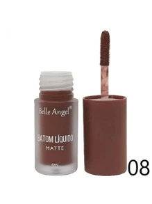 Batom Líquido Matte Box B Cores 08 4ml - Belle Angel - Marrom - Visão 1