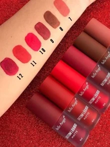 Batom Líquido Matte Box B Cores 08 4ml - Belle Angel - Marrom - Visão 2