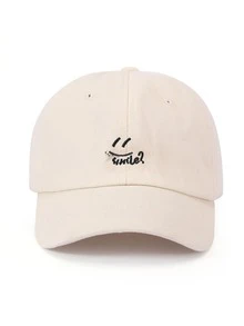 Hombres 1 pieza protección solar para vida diaria con estampado de letra y dibujos animados - Beis - Ver 2