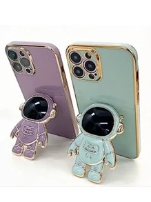 Kelly Capas Capa De Celular com Moldura Astronauta Compatível com iPhone