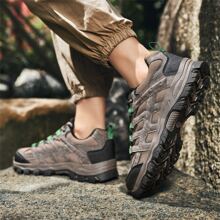 Men's Outdoor Mesh Hiking Shoes - Brown - View 2