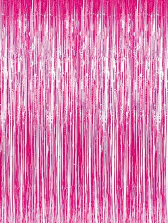 1/2/3/4/5/6 件照片展台背景金属箔流苏窗帘背景适用于生日婚礼派对圣诞装饰，圣诞节