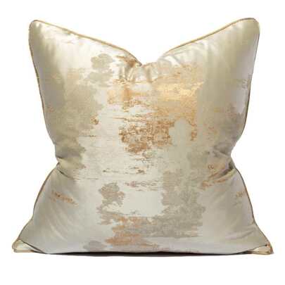 1pc Luxury Chinese Style Pillowcase With Gold Foil Stamp Design, No Filling