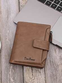 Multi-Card Slot Men's Simple Short Wallet, Zipper Purse With Clasp And Coin Pocket, Clutch Handbag Korean Style Wristlet Bag Anti Theft Bag College Multi Card Clutch Bag Long Wallet Business Vacation Leather Bag Gifts For Men Men Bag Travel Essentials Vintage Purses Holiday Essentials Bag For Men Bags Winter Brown Bag Vintage School The Sporty Life Men Wallet Gift Bag Pack Handbags Spring Vintage Bags