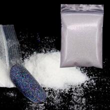 Dofuny 20g/Pack 0.2mm Super Fine Holographic Symphony Colorful Glitter Powder, Suitable For DIY Lipstick, Cosmetics, Nail Art Decoration, Polyester Glitter, Nail Chrome Powder, Nail Jewelry, Nail Gems, Nail Supplies - Multicolor - View 7