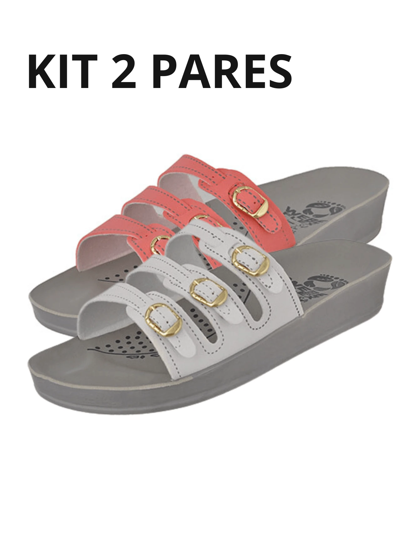 Women Flip-Flops - 白色 - 查看 1