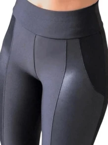 Women Leggings - 黑色 - 查看 3