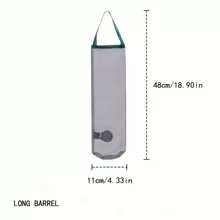 3 Pièces Sac De Rangement En Maille Réutilisable À Suspendre Au Mur, Sac En Maille Solide Et Durable Pour Les Fruits Et Les Légumes, Panier À Fruits Suspendu Lavable Et Écologique Pour L'ail, Les Pommes De Terre, Les Oignons Ou L'organisation Du Garde-manger