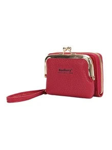 Multifunction Small Coin Zipper Pouch Wallet For Lightweight Portable Card ID Card White-Collar Workers For Female For Holiday For Anniversary For Birthday Gift Accessories Gift Wristlet Wallet Wristlet Wallet Card Holder Wallet Business Card Holder Credit Card Holder Women For Women Wallet Mini Wallet Purse Wallet Card Wallet