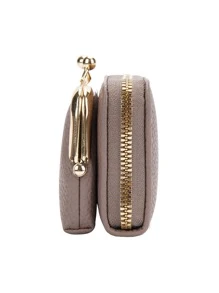 Monedero/cartera pequeña multifuncional con cremallera, billetera portátil y ligera para tarjetas de identificación, para trabajadores de cuello blanco, mujeres, regalos de vacaciones, aniversarios, cumpleaños, accesorios, tarjetero, billetera para tarjetas de negocios, billetera para tarjetas de crédito