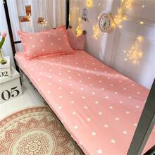 Màu hồng Love In Bộ Ga Giường , 1.5m Ký túc xá sinh viên Ba-mảnh Bộ Và Khác Vật dụng trong nhà Bộ bốn mảnh , Thoải mái Và Làn da thân thiện Và Máy giặt được - Hồng - Xem 7