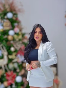 Women Blazers - 白色 - 查看 3