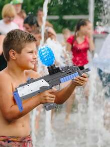 Pistola de juguete amarillo agua cuenta huevo adecuado para exterior jugar - Amarillo - Ver 2