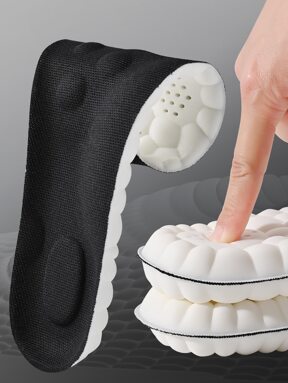 High Elastic Latex Insoles, Shock Absorbing Cushion, Arch Support, Breathable Sport Shoe Inserts,Back To School Supplies, Boots Accessories For Shoes For Women, For Outdoor, Sport, Travel, Household, Office, School