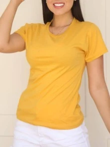 Women T-Shirts - Màu Mù tạt vàng - Xem 2