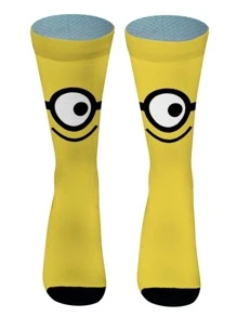 Men Crew Socks - 黃色 - 查看 1