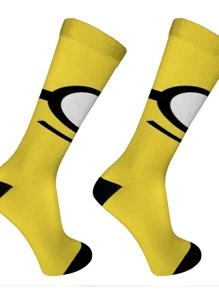 Men Crew Socks - 黃色 - 查看 2
