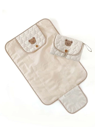 1pc Portable Waterproof & Comfortable Baby Changing Pad, Suitable For Outdoor Use, Diaper Changing Station, And Crib Mattress