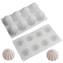 8入組條紋球體慕斯模具 - 白色 - 查看 4