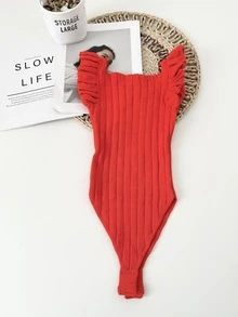 Women Sweater Co-ords - Màu Cam cháy - Xem 2