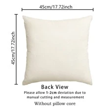 4pcs/set Christmas Theme Pillow Cover, Square Cushion Cover With Christmas Tree Print, Decorative Pillowcase For Living Room Bedroom Sofa Home Decoration Party Decoration (pillow Core Not Included) 17.7in*17.7in - Green - View 6