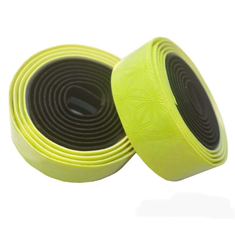 1 Par Cinta De Manillar Para Bicicleta De Carretera De Pu De 3m Nueva Con Antideslizante Y Suave, Y 2 Tapones Para Manillar Compatibles Con Manillar De Mtb, J003 - Verde Oscuro - Ver 1
