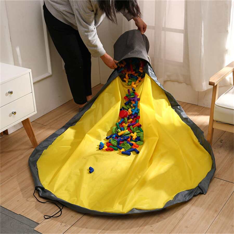 1pc Pet Supplies Storage Bucket, Suitable For Storing Pet Toys And Training Supplies - Grey - View 1