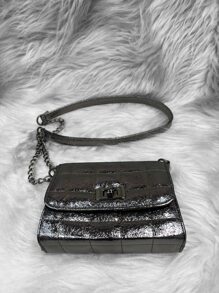 Women Evening Bags - 石墨 - 查看 7