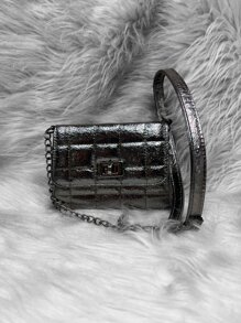 Women Evening Bags - 石墨 - 查看 2