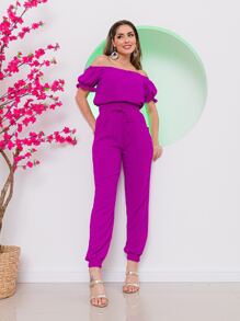 Women Two-piece Outfits - Màu tím - Xem 1