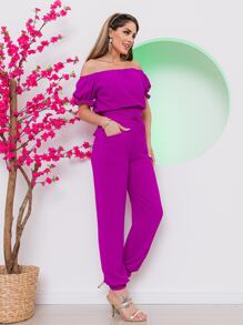 Women Two-piece Outfits - Màu tím - Xem 3