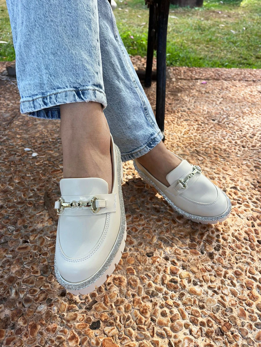 Women Casual Shoes - Champagne - View 1