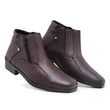 Men Boots - 鏽棕色 - 查看 2