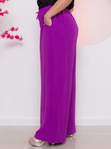 Women Pants - Màu tím - Xem 3