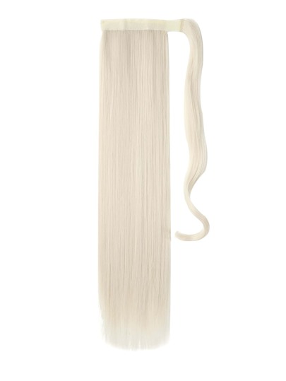 Clip in Ponytail Extension Wrap Around  Straight Ponytail Natural Soft Synthetic Hairpiece for Women