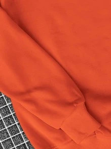 Men Sweatshirts - 橘色 - 查看 5