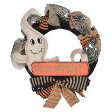 Set Of 1 Halloween Door Knockers Halloween Decoration Halloween Eve Decoration Ghost Face Black Cat Skull Elements Door Knockers Party, Home Decor Door Knockers - ghost - View 4