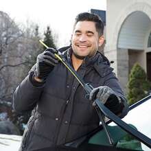 1pc CHMJA 2-In-1 green Water Repellent Wiper Blades, 18 Inch Windshield Wipers , Automotive Replacement Windshield Wiper Blades With Professional CHMJA Water Repellency Formula - Green - View 6